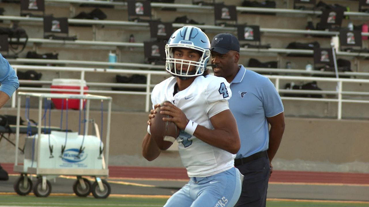 Michael Hawkins on the field. (Courtesy of the Hawkins family)